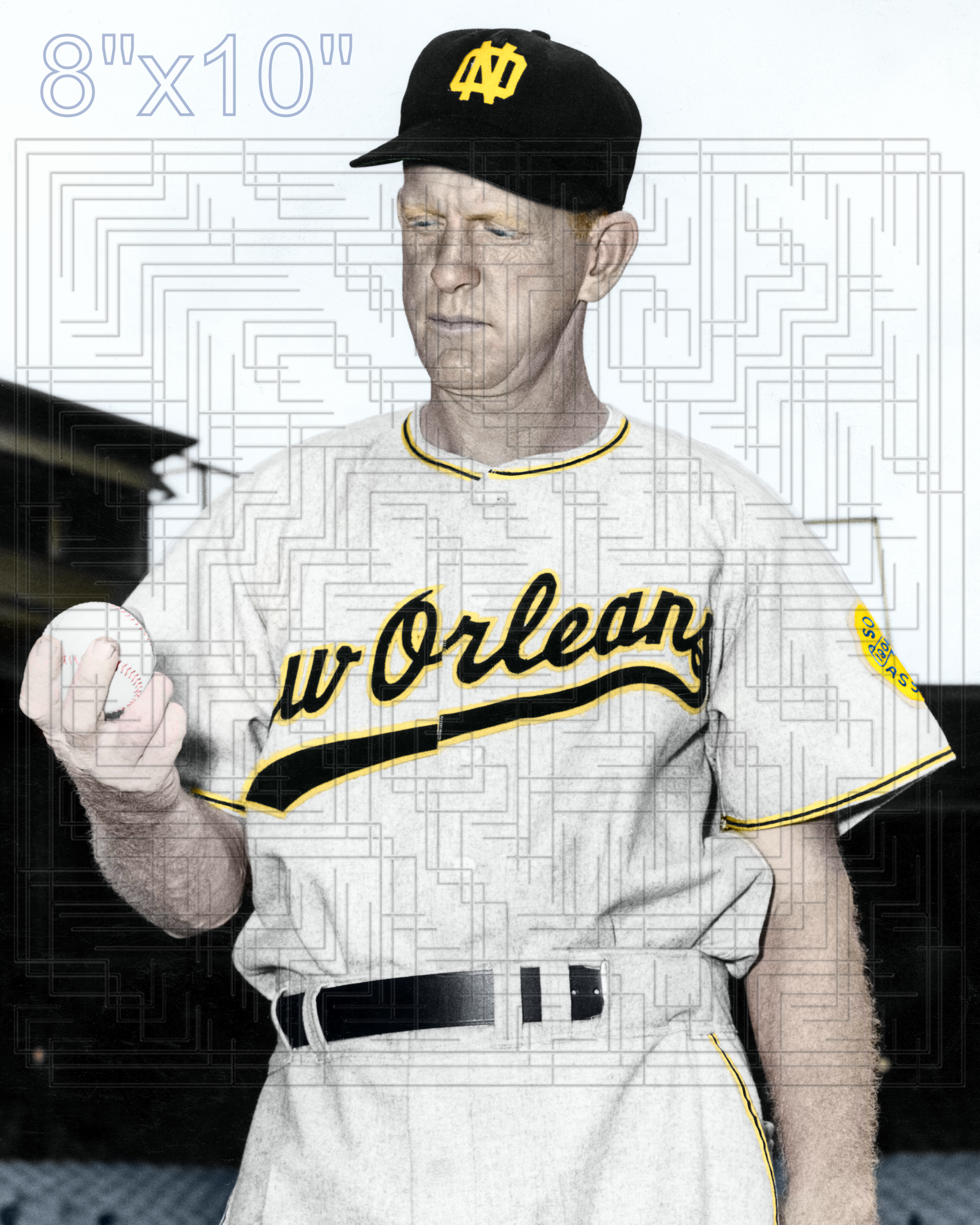 Frank Barrett - 1949-50 New Orleans Pelicans - choose a size & style