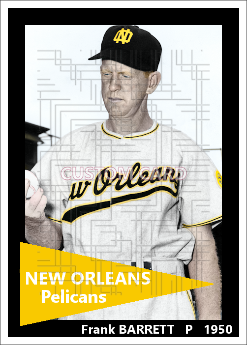 Frank Barrett - 1949-50 New Orleans Pelicans - choose a size & style