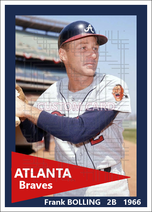 Frank Bolling - 1966 Atlanta Braves - choose a size & style