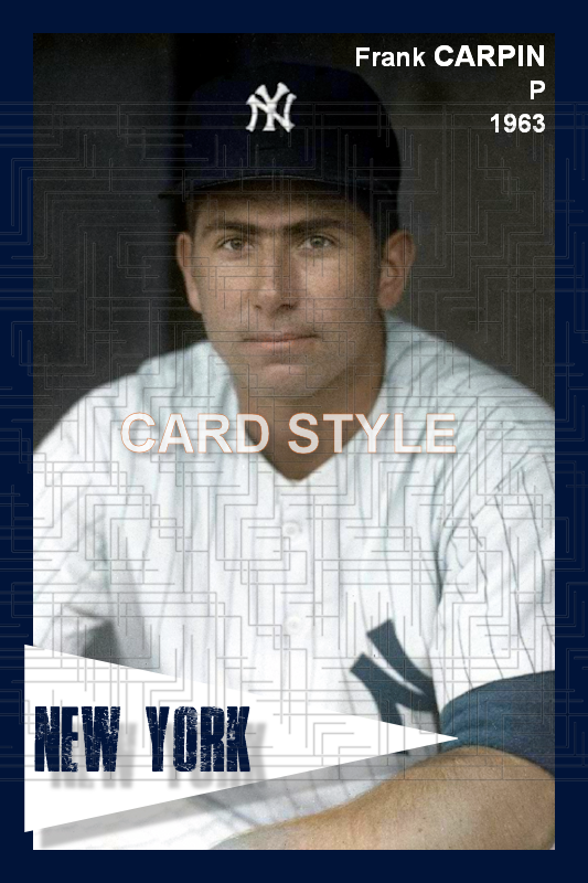 Frank Carpin - 1963 New York Yankees - choose a size & style