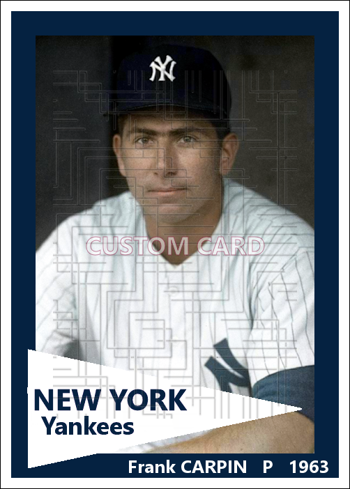 Frank Carpin - 1963 New York Yankees - choose a size & style
