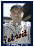 Frank Carswell - 1953 Detroit Tigers - choose a size & style
