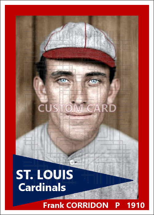 Frank Corridon - 1910 St. Louis Cardinals - choose a size & style