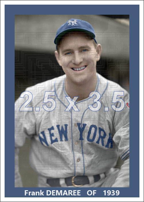 Frank Demaree - 1939 New York Giants - choose a size & style