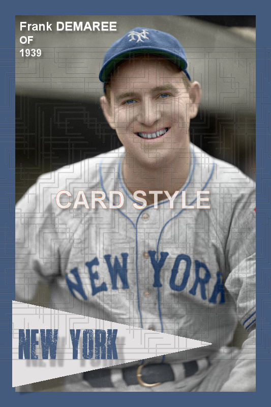Frank Demaree - 1939 New York Giants - choose a size & style