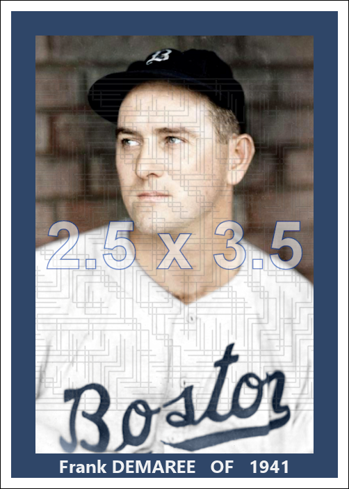 Frank Demaree - 1941 Boston Braves - choose a size & style