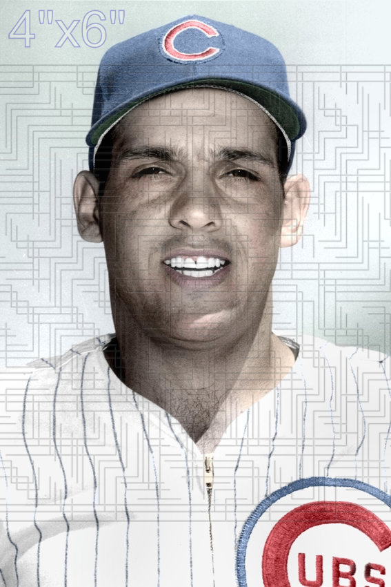 Frank Ernaga - 1958 Chicago Cubs - choose a size & style