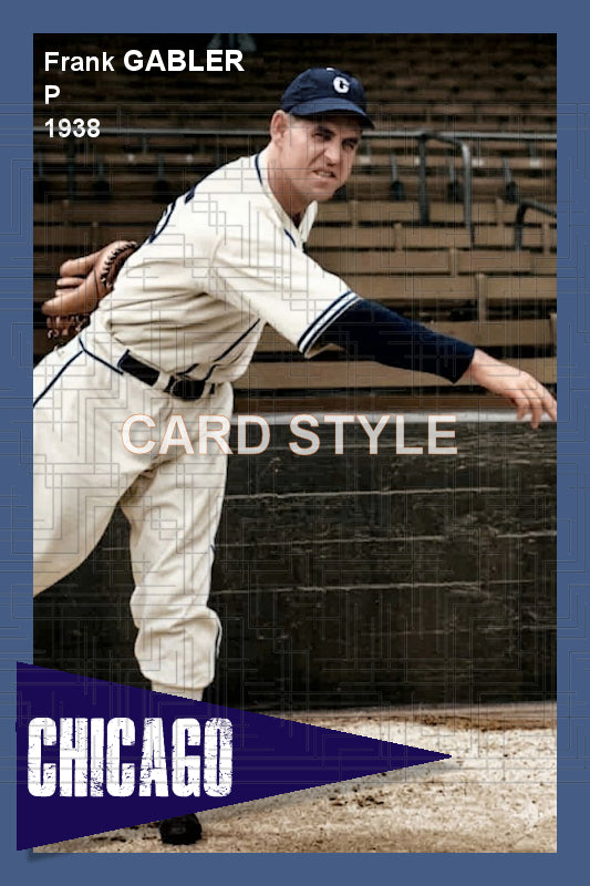 Frank Gabler - 1938 Chicago White Sox - choose a size & style
