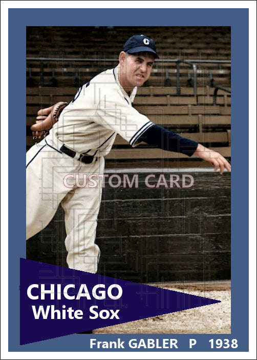 Frank Gabler - 1938 Chicago White Sox - choose a size & style