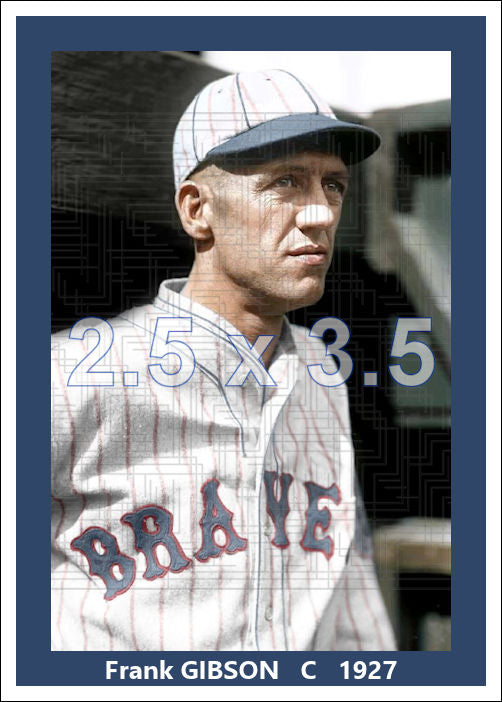 Frank Gibson - 1927 Boston Braves - choose a size & style