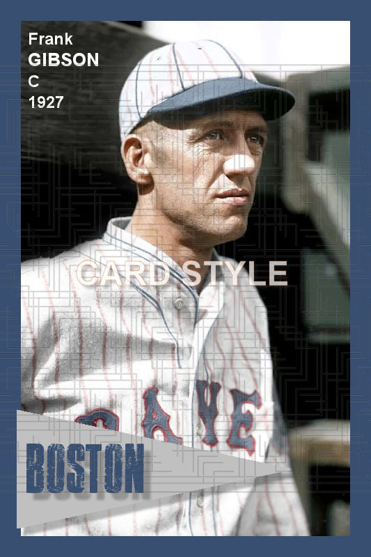 Frank Gibson - 1927 Boston Braves - choose a size & style