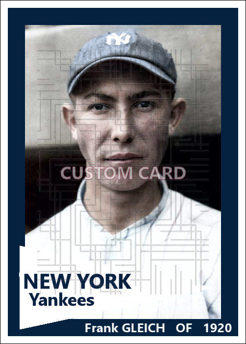 Frank Gleich - 1920 New York Yankees - choose a size & style