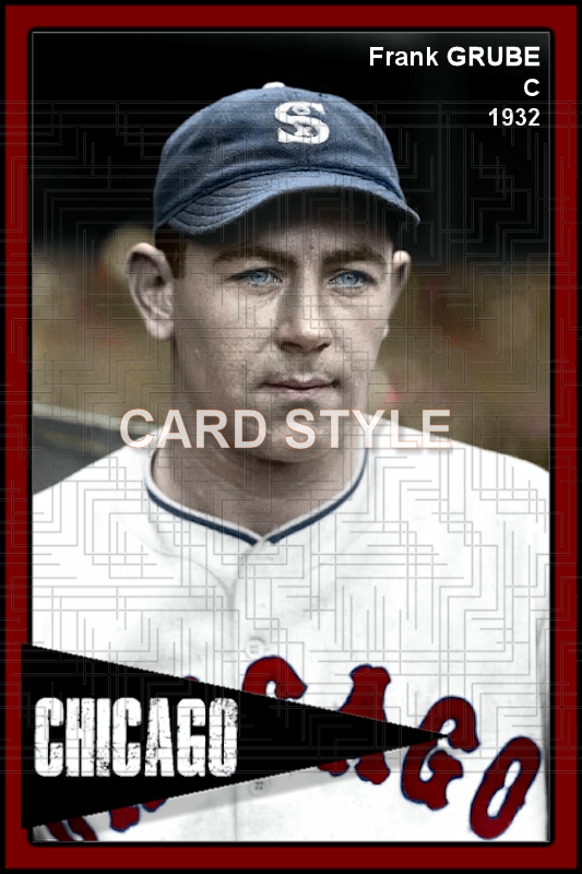 Frank Grube - 1932 Chicago White Sox - choose a size & style