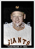 Frank Hiller - 1953 New York Giants - choose a size & style