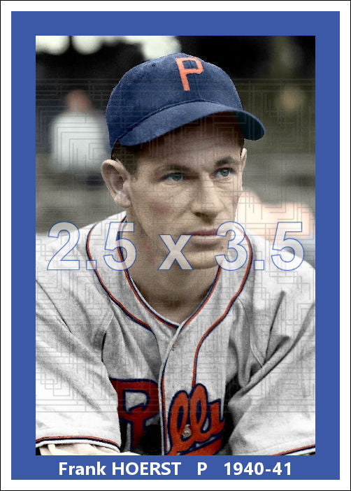 Frank Hoerst - 1940-41 Philadelphia Phillies - choose a size & style