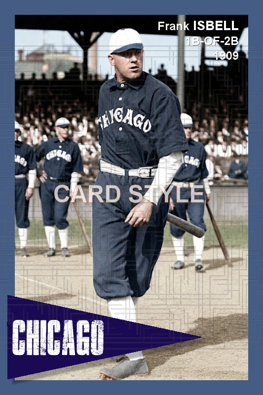 Frank Isbell - 1909 Chicago White Sox - choose a size & style