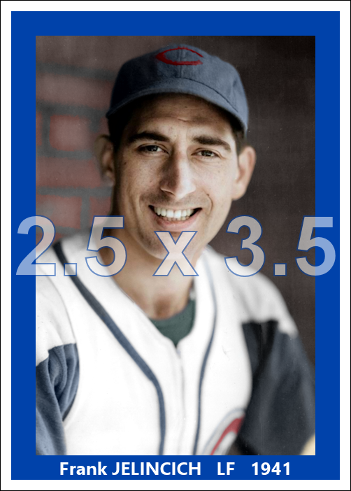 Frank Jelincich - 1941 Chicago Cubs - choose a size & style