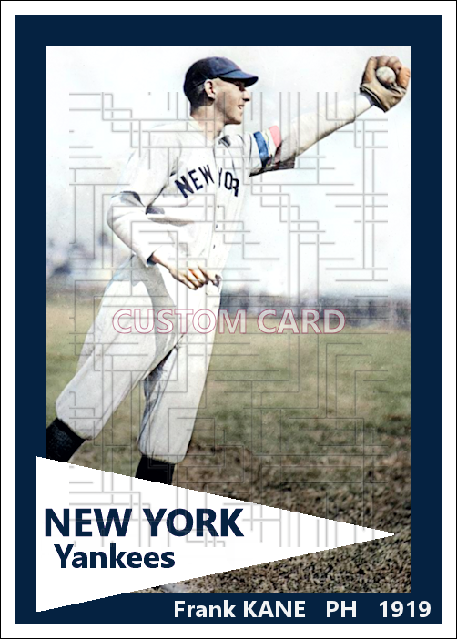 Frank Kane - 1919 New York Yankees - choose a size & style