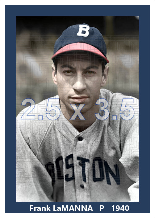 Frank LaManna - 1940 Boston Bees - choose a size & style