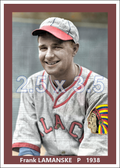 Frank Lamanske - 1938 Oklahoma City Indians - choose a size & style