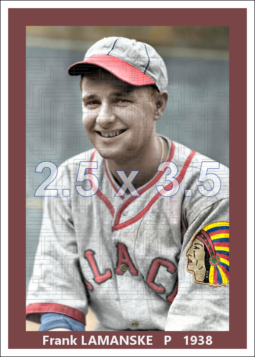 Frank Lamanske - 1938 Oklahoma City Indians - choose a size & style