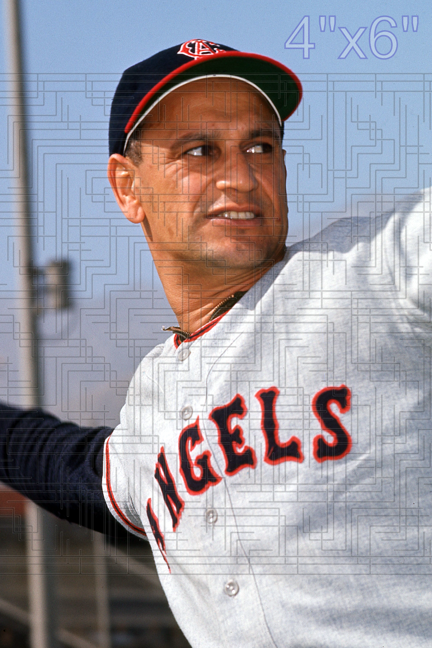 Frank Malzone - 1966 California Angels - choose a size & style