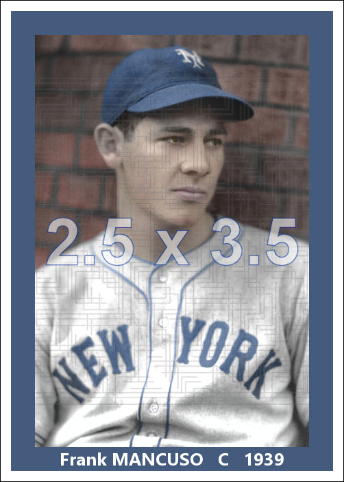 Frank Mancuso - 1939 New York Giants - choose a size & style