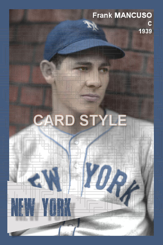 Frank Mancuso - 1939 New York Giants - choose a size & style
