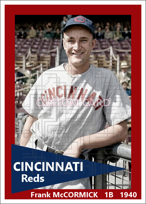 Frank McCormick - 1940 Cincinnati Reds - choose a size & style