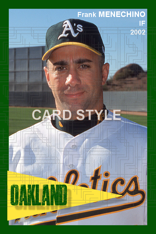 Frank Menechino - 2002 Oakland Athletics - choose a size & style