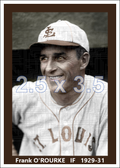 Frank O'Rourke - 1929-31 St. Louis Browns - choose a size & style