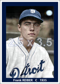 Frank Reiber - 1935 Detroit Tigers - choose a size & style