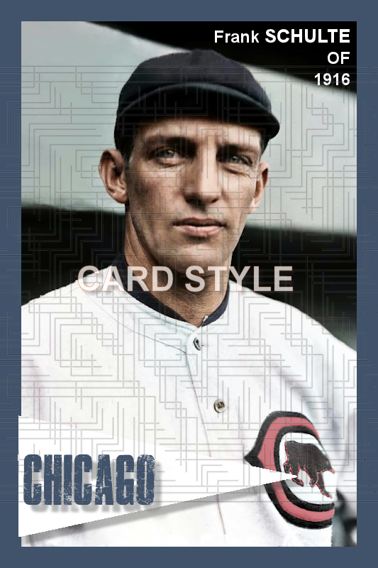 Frank Schulte - 1916 Chicago Cubs - choose a size & style