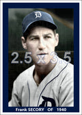 Frank Secory - 1940 Detroit Tigers - choose a size & style