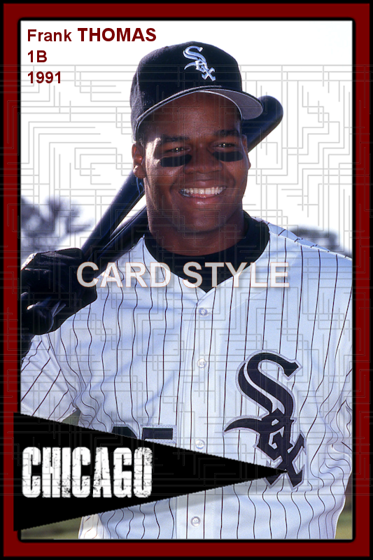 Frank Thomas - 1991 Chicago White Sox - choose a size & style