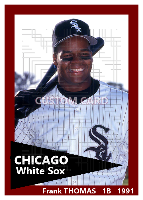 Frank Thomas - 1991 Chicago White Sox - choose a size & style