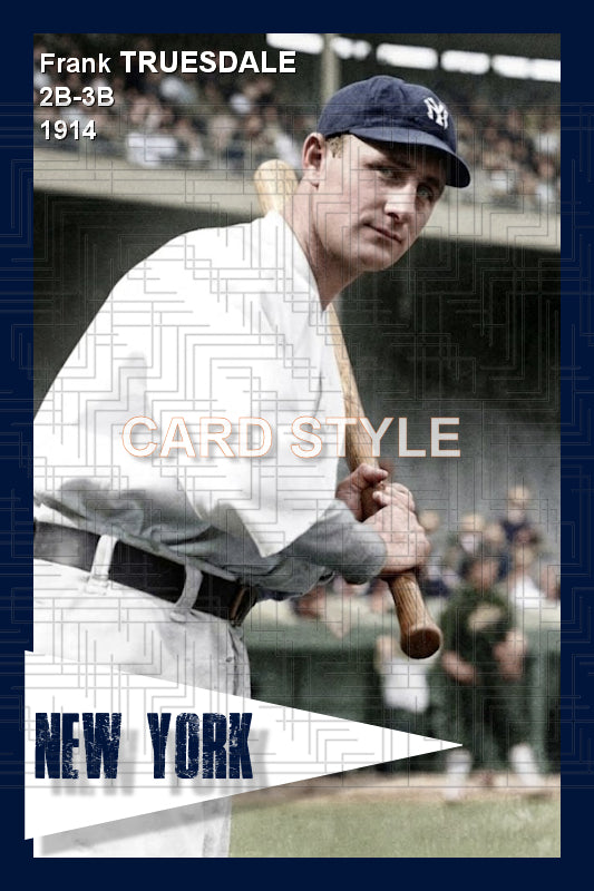 Frank Truesdale - 1914 New York Yankees - choose a size & style