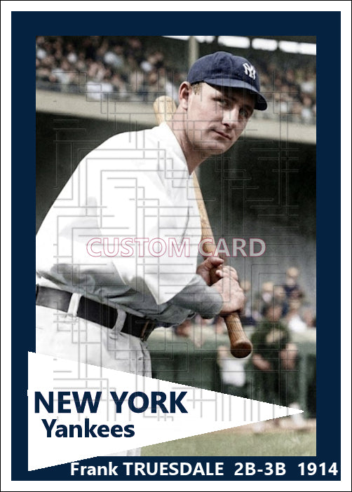 Frank Truesdale - 1914 New York Yankees - choose a size & style
