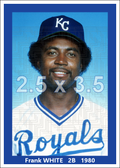Frank White - 1980 Kansas City Royals - choose a size & style