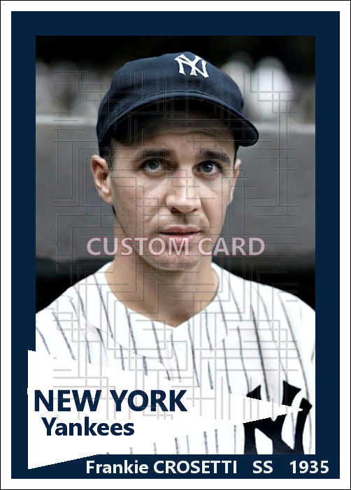 Frankie Crosetti - 1935 New York Yankees - choose a size & style