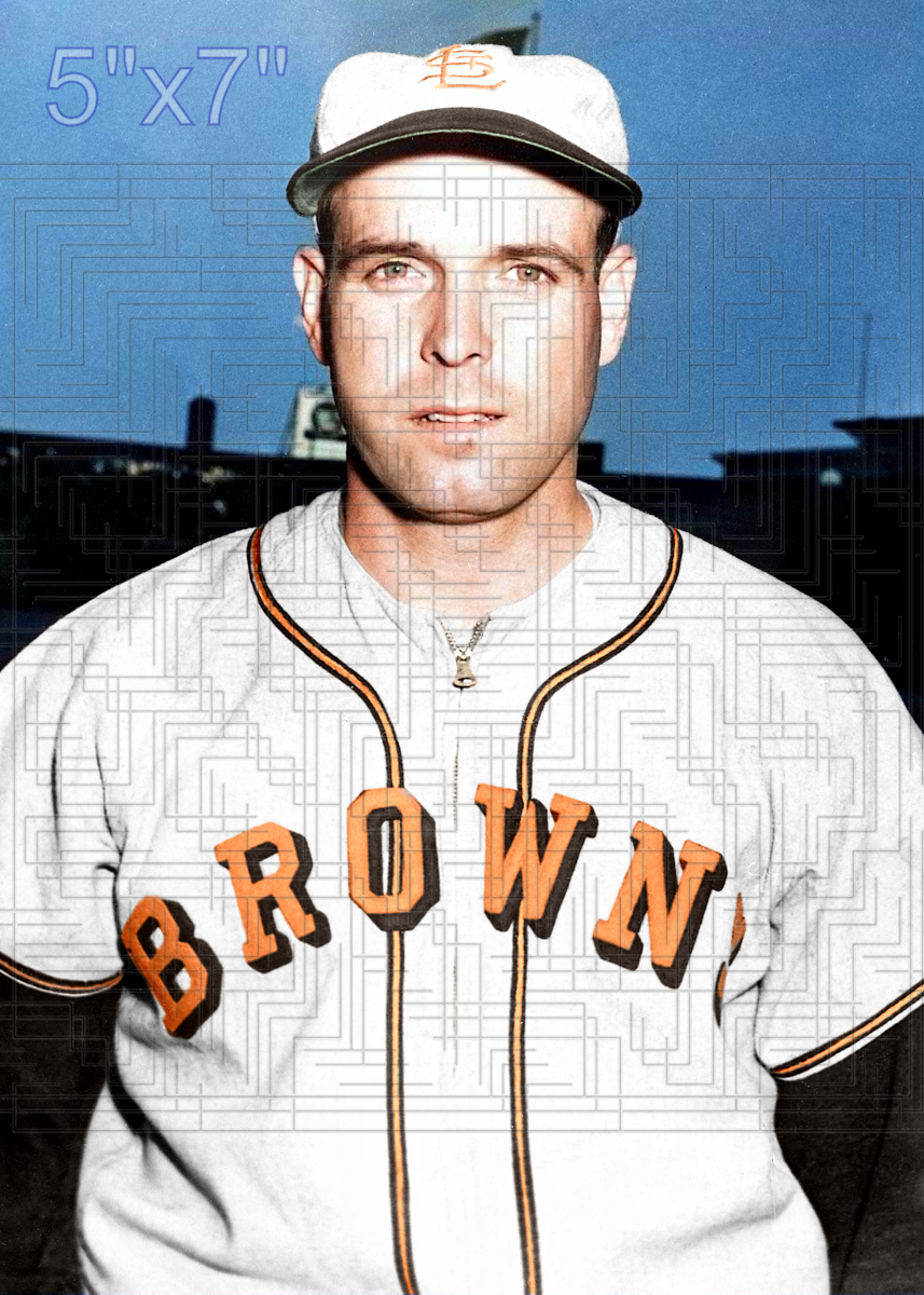 Frankie Gustine - 1950 St. Louis Browns - choose a size & style