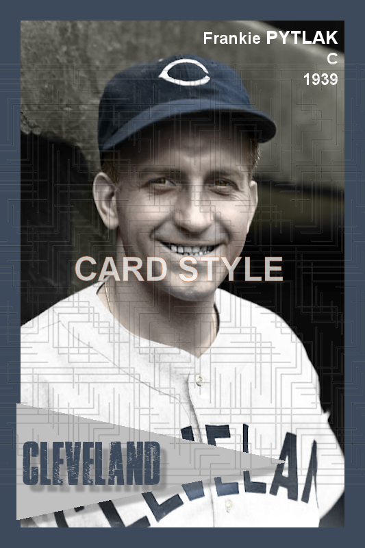 Frankie Pytlak - 1939 Cleveland Indians - choose a size & style