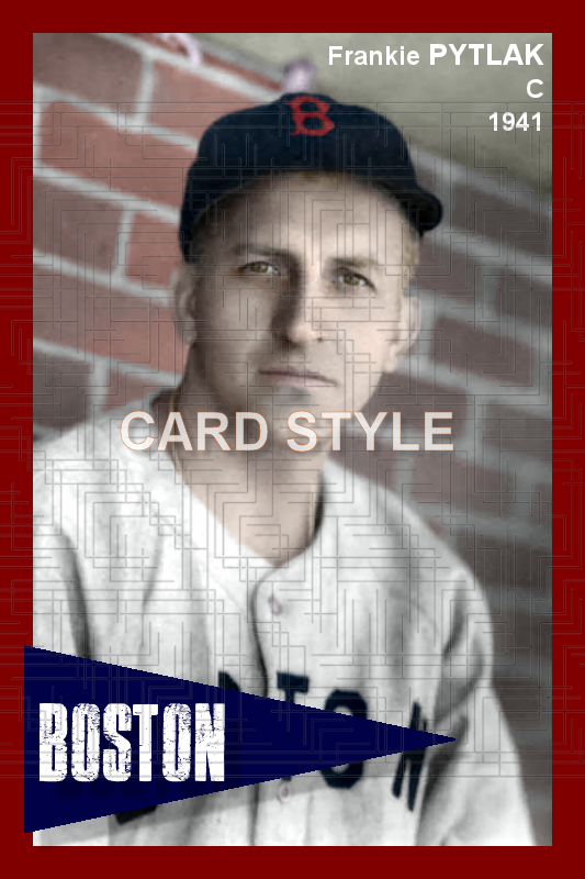 Frankie Pytlak - 1941 Boston Red Sox - choose a size & style