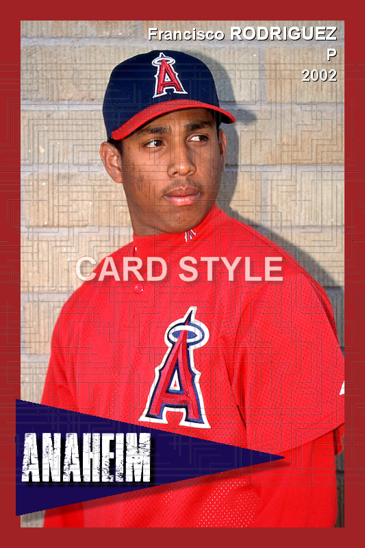 Francisco Rodriguez - 2002 Anaheim Angels - choose a size & style