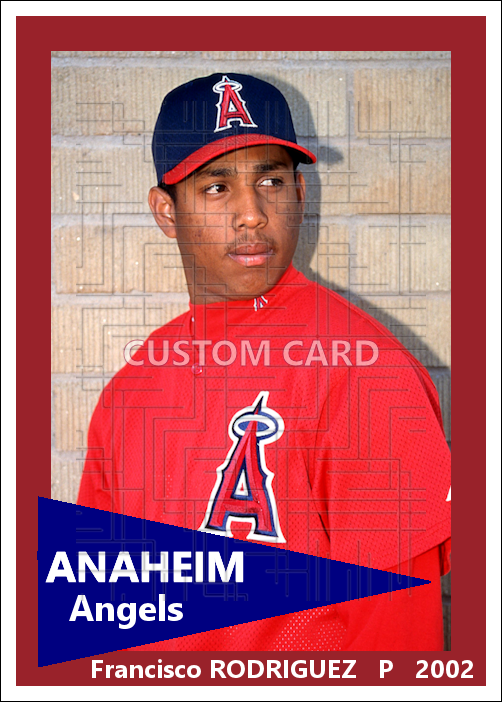 Francisco Rodriguez - 2002 Anaheim Angels - choose a size & style
