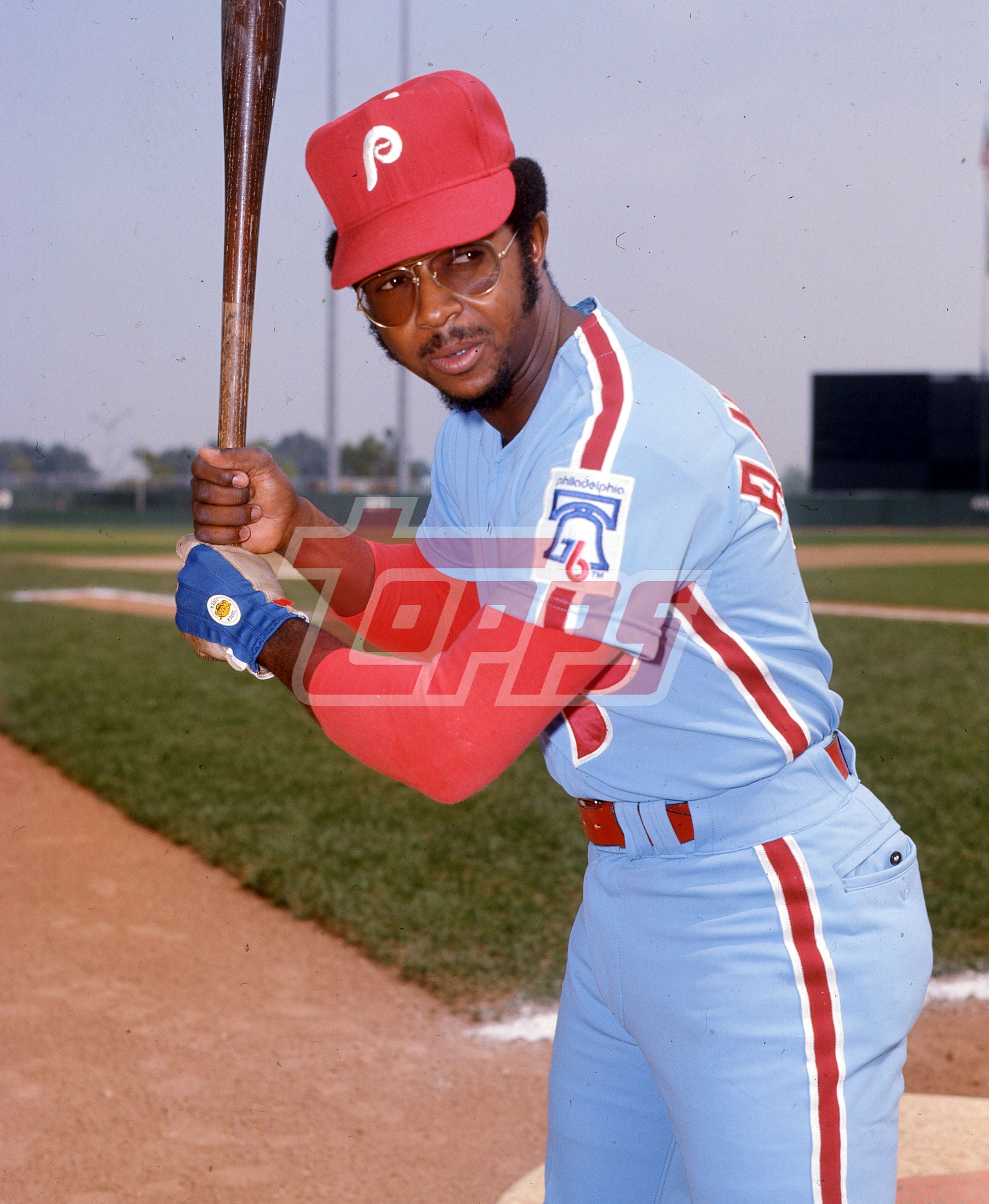 Fred Andrews - 1976 Philadelphia Phillies - original ToppsVault medium format color transparency