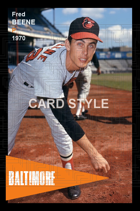 Fred Beene - 1970 Baltimore Orioles - choose a size & style