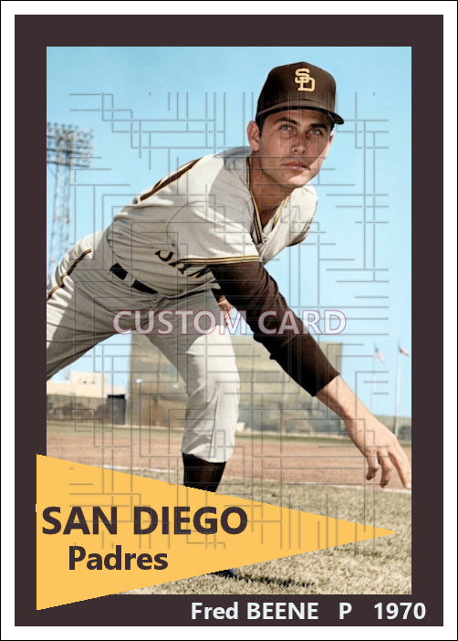 Fred Beene - 1970 San Diego Padres - choose a size & style