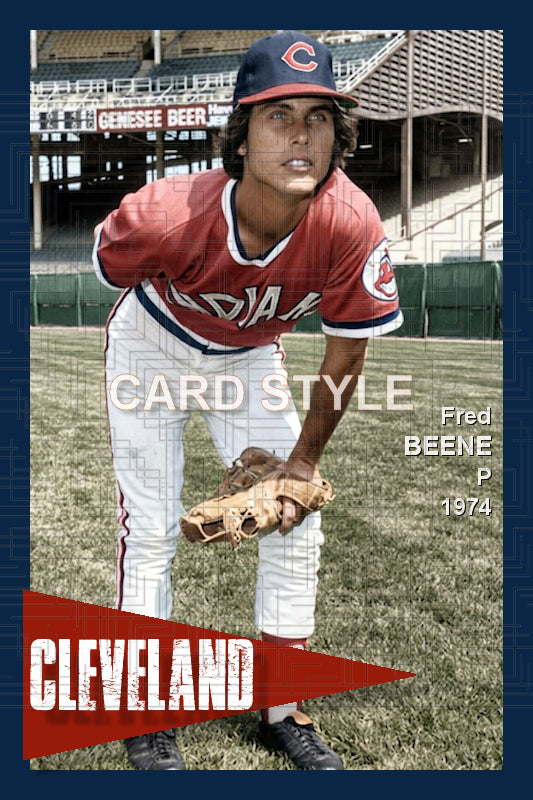 Fred Beene - 1974 Cleveland Indians - choose a size & style