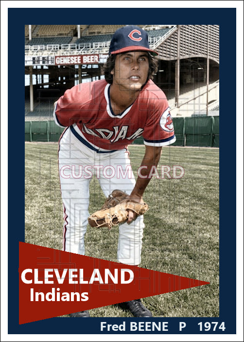 Fred Beene - 1974 Cleveland Indians - choose a size & style